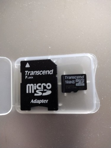 Micro 16gb transcend - sd, hc